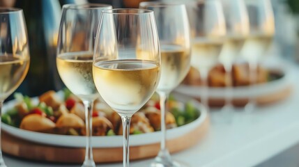 Corporate gala with networking reception in elegant event facility