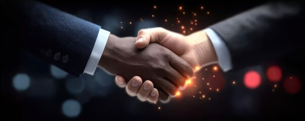 Trust guides a business partnership as collaboration grows and a handshake brings teams into a unified merger alliance