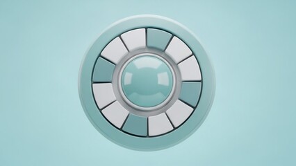 Modern Minimalist Circular Design Element.