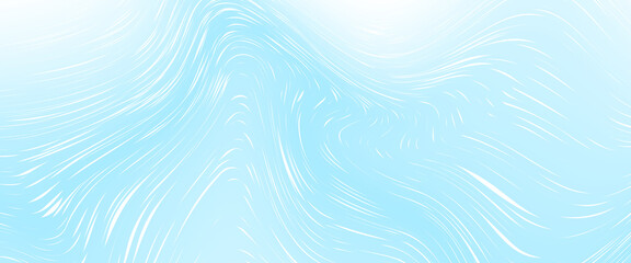 Soft light blue abstract vector background with flowing wave lines and subtle gradients, creating a calm, airy, and modern look suitable for clean designs and minimalist layouts.
