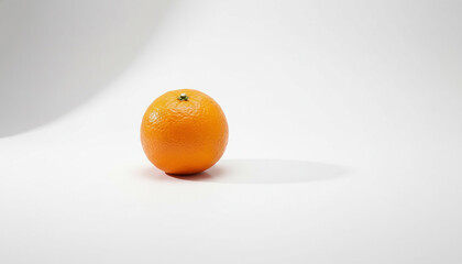Orange on a clean white background