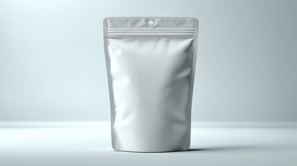 Standing silver foil pouch