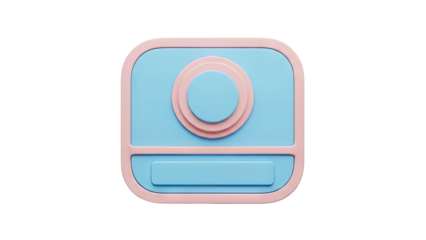 Retro Camera Icon transparent background