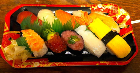 握り寿司の盛り合わせ