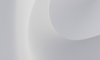 Abstract white wavy cloth background