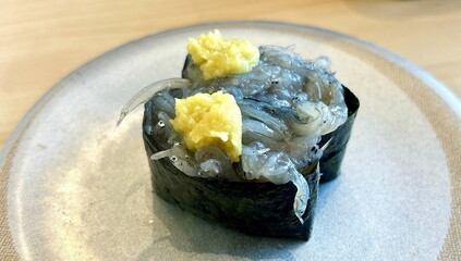 白魚の軍艦寿司、握り寿司