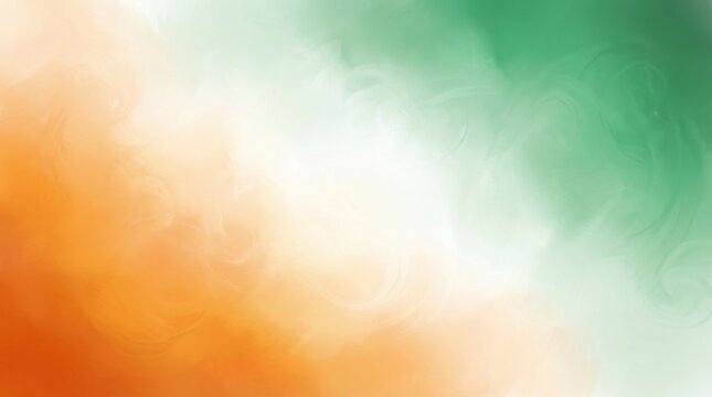 Happy republic day 26th january india abstract depiction of saffron white and green color fields diagonally arranged