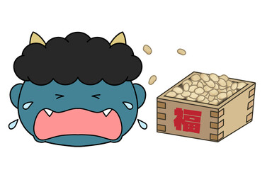 節分の鬼のイラスト
