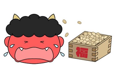 節分の鬼のイラスト