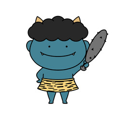 節分の鬼のイラスト