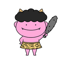 節分の鬼のイラスト