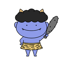 節分の鬼のイラスト