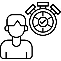 Respect for Deadlines Icon