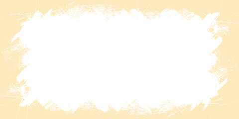 Obraz premium Abstract light orange frame with white copy space for text or image.