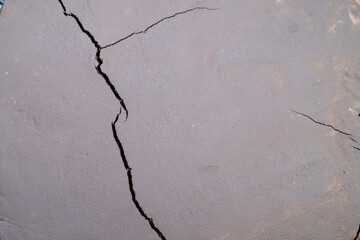 Drought effect on land, Visual depiction of land stress caused by climate change, Closeup of...