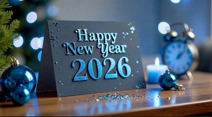 Happy new year 2026 template design 