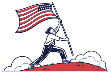 Flag Icon Representing Achievement, Milestones, Success, and Goal Completion in Business and Personal Projects