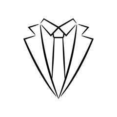 Man Tuxedo icon vector illustration
