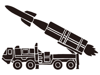 Long-Range Anti-Ship Cruise Missile Vector Illustration &ndash; Naval Defense and Security Concept