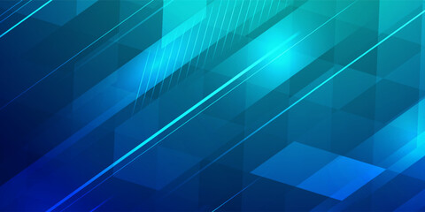 Obraz premium Digital technology speed connect blue green background, cyber nano information, abstract communication, innovation future tech data, internet network connection, Ai big data, line dot illustration 3d