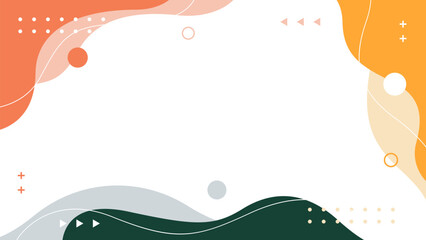 Abstract organic wave background with geometric elements in neutral colors, modern wallpaper, suitable for templates, sale banners, business ads, covers, websites, and pages