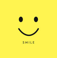 Smile Vector Template Design Illustration