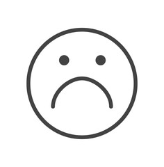 Emoticon icon logo vector design template