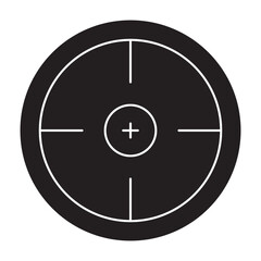 Gun target icon collection. Vector illustration. EPS10.