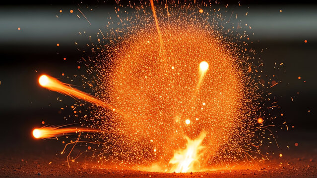 Fire Burst Sparks