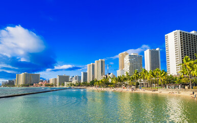 ハワイ　ワイキキビーチ
