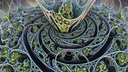 Fractal Nest of Layered Loops