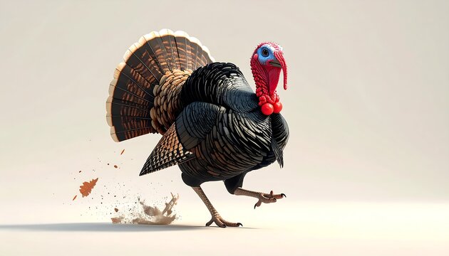 Turkey Trot - A Humorous Thanksgiving Escape from Dinner.