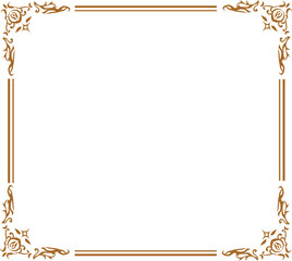 Golden Warm Gold Border Certificate Border Golden warm gold border frame 
