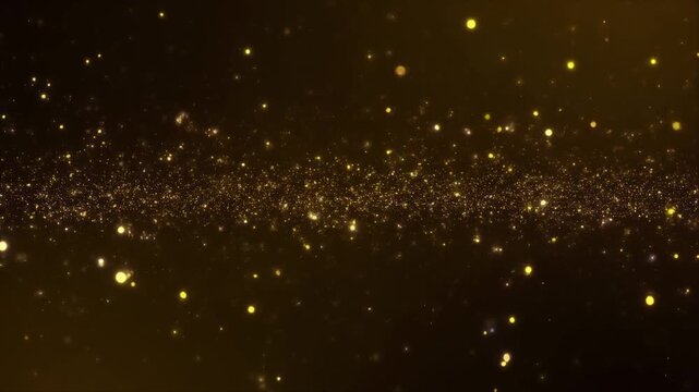 Wide floating dust field with hundreds of particles drifting at varied speeds layered parallax motion creating surreal cosmic ambience horizon depth ethereal atmosphere