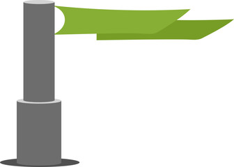 3D Isometric City Traffic and Street Element