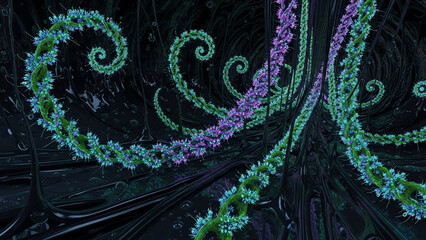 Fractal Tendril Vines