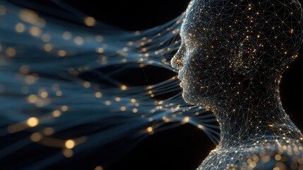 digital hive mind strategizing company growth pulsing core with data streams linking to goals 