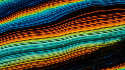 Colorful Layered Rock Lines