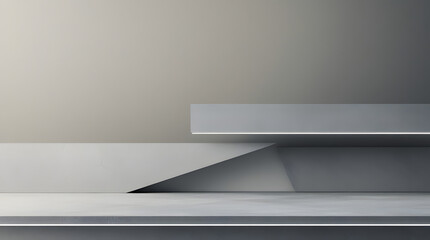 Modern Stone-Gray Abstract Gradient Background with Subtle Depth Lighting