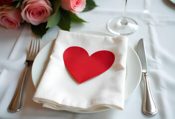 A romantic, elegant table setting with a personal touch, ideal for wedding receptions, anniversaries, and milestone celebration branding.