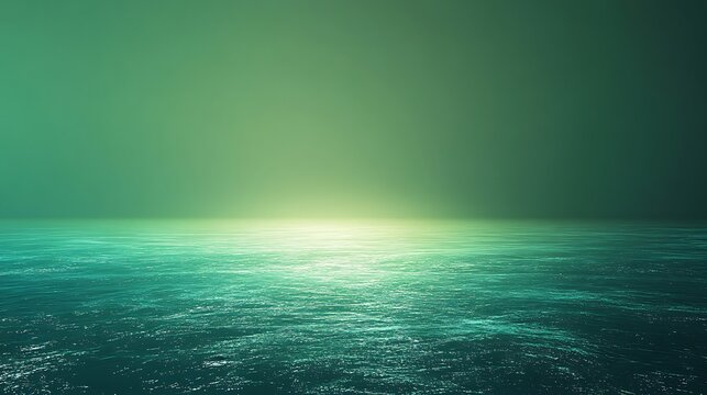 Deep green ESG corporate gradient background with soft glow, large clean copy space for sustainability report, ESG strategy, annual presentation slides