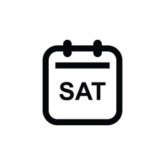 Calendar icon logo, diary symbol, contains schedule, date, agenda, event, month, and week icons. Black and white vector design.