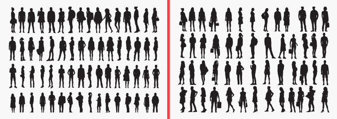 people silhouette clipart, standing human figures, walking people icons, daily life silhouettes, casual people poses, black white people silhouettes, printable human figures, lifestyle people pack, cr