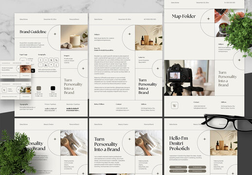 Brown And Black Brand Guidelines Personal Brand