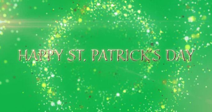 Patricks Day Animation with Alpha Channel