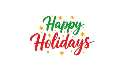 Obraz premium Holiday Celebration, Happy Holidays Greeting, Festive Environment, Digital Design, Cheerful Viewpoint, Joyful Concept