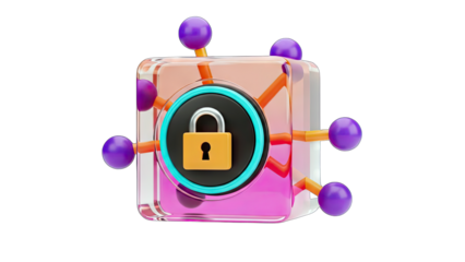 Secure Network Connection Concept Illustration