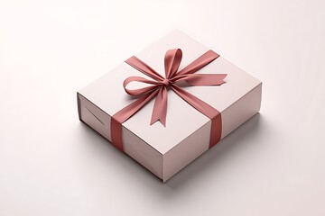 Fototapeta premium Elegant gift box with bow