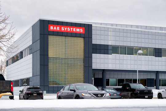 Rome, NY - Dec 17, 2025: BAE Systems is a British defense, aerospace, and security corporation headquartered in London, a global defense contractor, supplying advanced technology and military systems