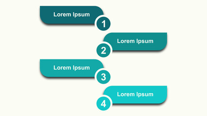 modern design template for infographics. Infographic template for business. Business infographic template. 4 Step timeline journey. Process diagram, 4 options on white background, Infograph elements, 
